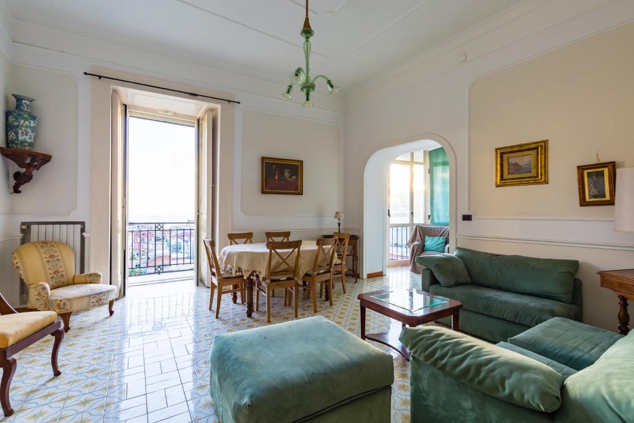 Villa Paola - Hidden Panoramic Garden And Terraces By Napoliapartments Exterior foto